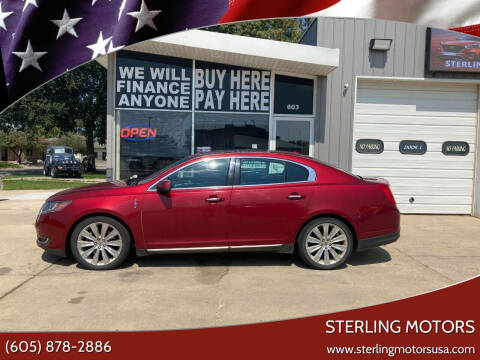 2014 Lincoln MKS for sale at STERLING MOTORS in Watertown SD