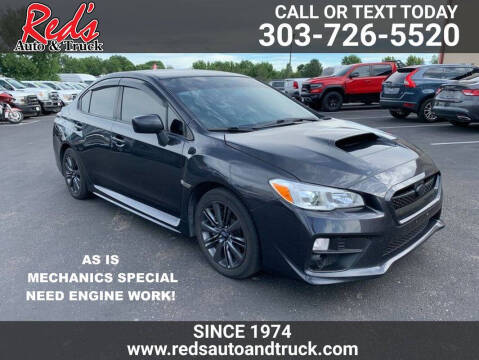 2016 Subaru WRX for sale at Red's Auto and Truck in Longmont CO