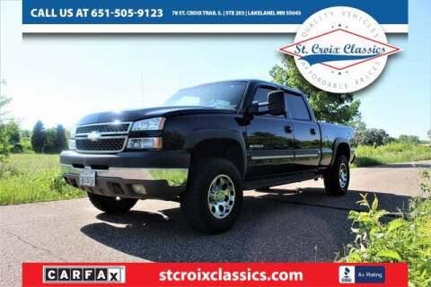 2005 Chevrolet Silverado 2500HD for sale at St. Croix Classics in Lakeland MN