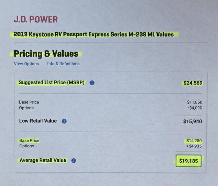 2019 Keystone RV Passport Express Ultra Lite