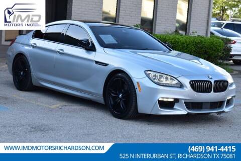 2015 BMW 6 Series for sale at IMD Motors in Richardson TX