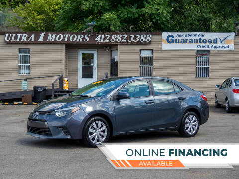 2015 Toyota Corolla for sale at Ultra 1 Motors in Pittsburgh PA