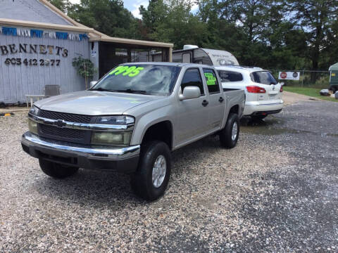 2007 Chevrolet Colorado for sale at Bennett Etc. in Richburg SC