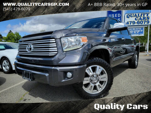 2014 Toyota Tundra for sale at Quality Cars in Grants Pass OR