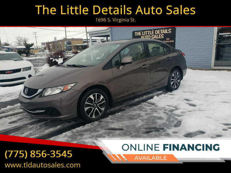 2013 Honda Civic for sale at The Little Details Auto Sales in Reno NV