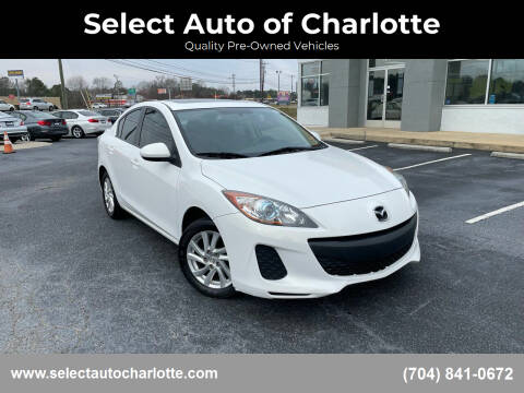 2012 Mazda MAZDA3 for sale at Select Auto of Charlotte in Matthews NC