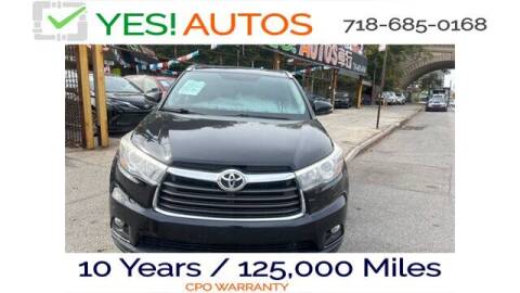 2016 Toyota Highlander for sale at Yes Haha in Flushing NY