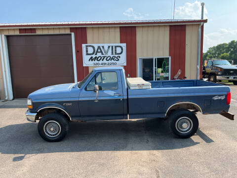 1992 Ford F-250 for sale at DAVID MOTORS LLC in Grey Eagle MN