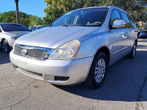 2012 Kia Sedona for sale at Blue Lagoon Auto Sales in Plantation FL