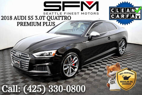 2018 Audi S5 3.0T quattro Premium Plus