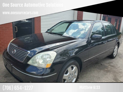 2001 Lexus LS 430 for sale at One Source Automotive Solutions in Braselton GA