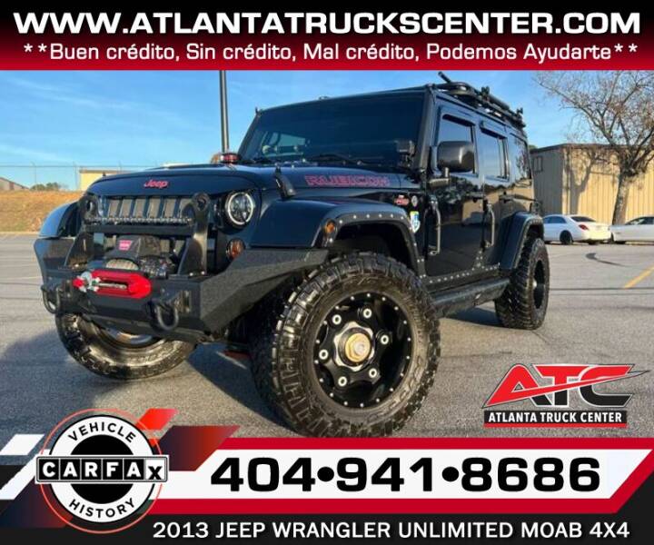 2013 Jeep Wrangler Unlimited for sale at ATLANTA TRUCK CENTER LLC in Brookhaven GA