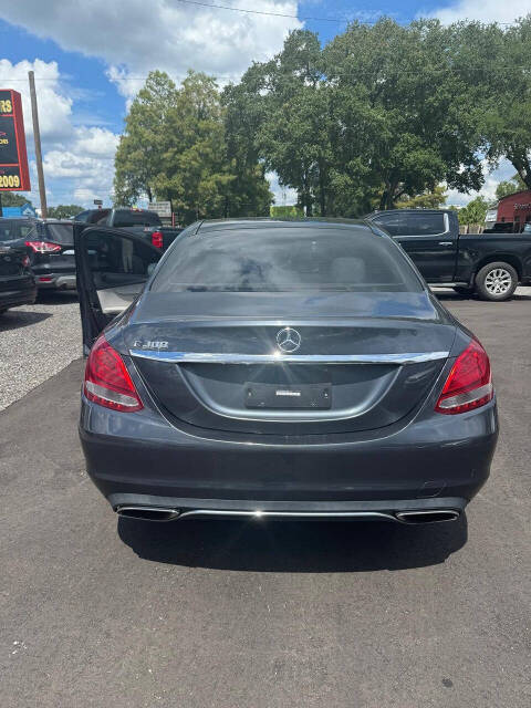 2015 Mercedes-Benz C-Class for sale at PLANTATION MOTORS in Tampa, FL