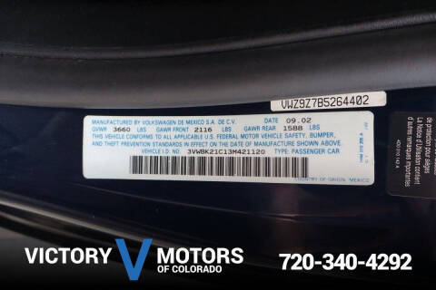 2003 Volkswagen New Beetle GL