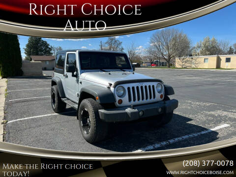 2009 Jeep Wrangler for sale at Right Choice Auto in Boise ID