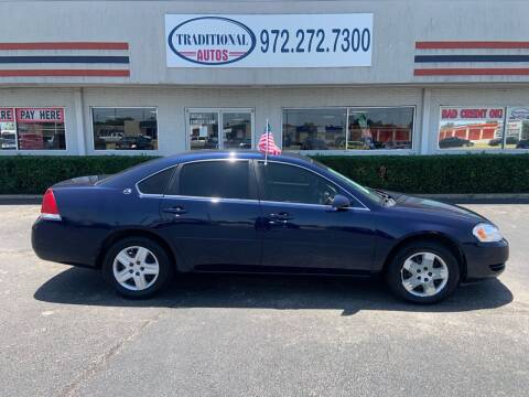 2007 Chevrolet Impala for sale at Traditional Autos in Dallas TX