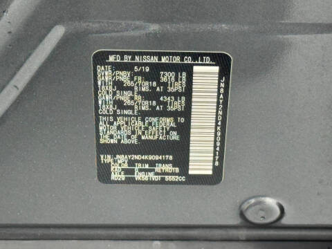 2019 Nissan Armada SV