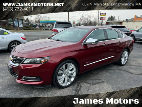 2017 Chevrolet Impala for sale at James Motors Inc. in East Longmeadow MA