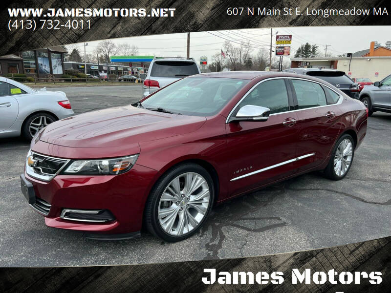 2017 Chevrolet Impala for sale at James Motors Inc. in East Longmeadow MA