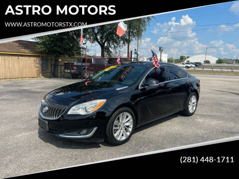 2016 Buick Regal for sale at ASTRO MOTORS in Houston TX