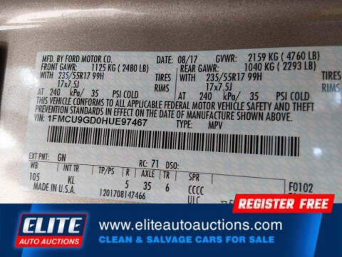 2017 Ford Escape SE