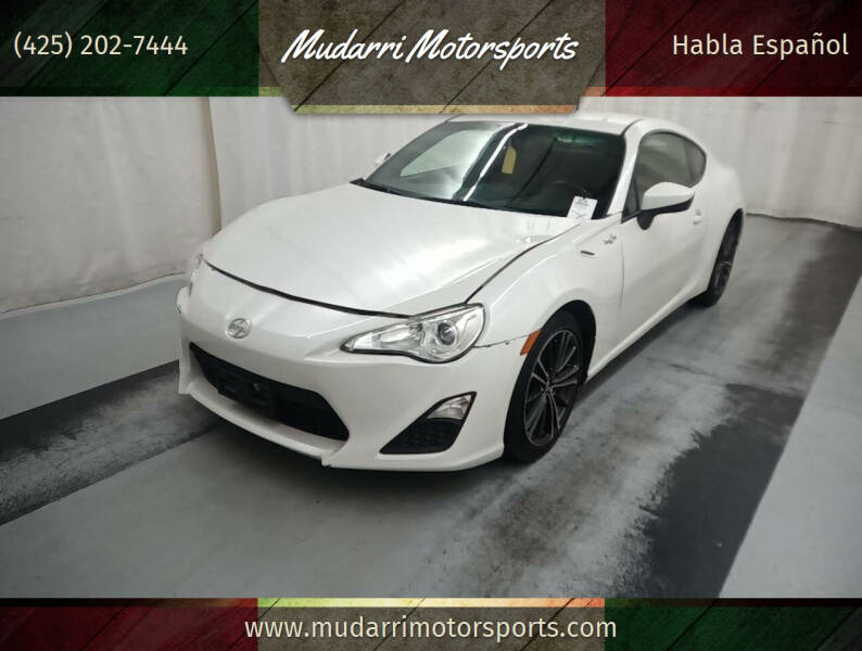 Used 2016 Scion FR-S Base with VIN JF1ZNAA12G8708032 for sale in Kirkland, WA