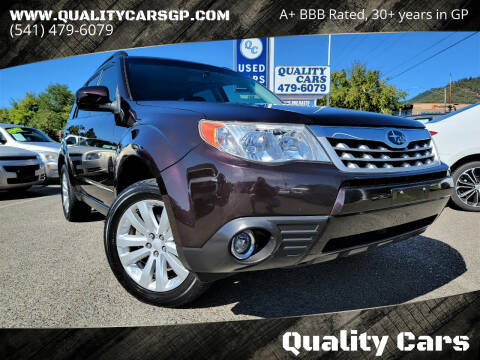 2013 Subaru Forester for sale at Quality Cars in Grants Pass OR