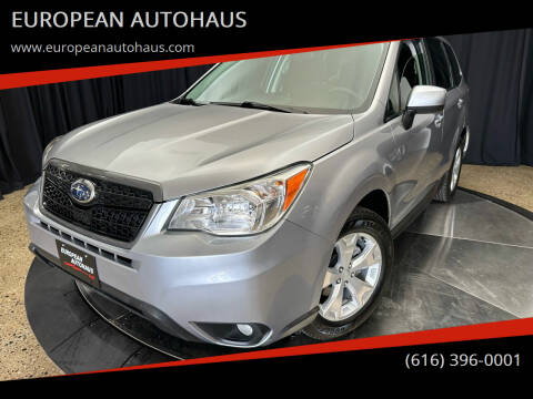2015 Subaru Forester for sale at EUROPEAN AUTOHAUS in Holland MI