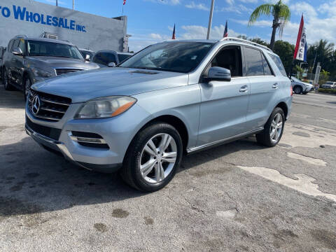 2014 Mercedes-Benz M-Class for sale at America Auto Wholesale Inc in Miami FL