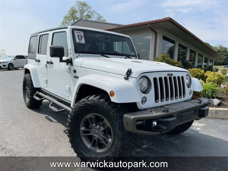 2017 Jeep Wrangler Unlimited for sale at WARWICK AUTOPARK LLC in Lititz PA