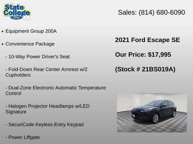 2021 Ford Escape SE