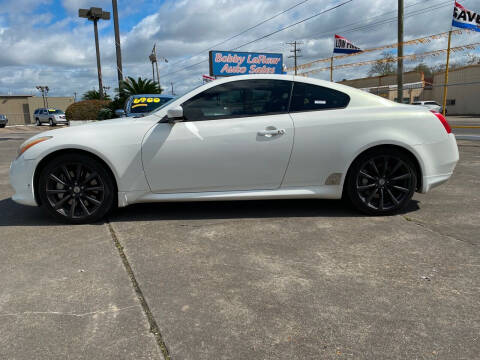 2010 Infiniti G37 Coupe for sale at Bobby Lafleur Auto Sales in Lake Charles LA