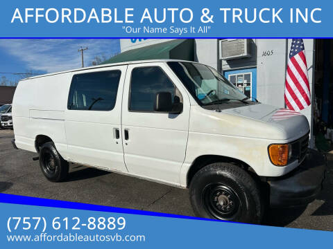 2007 Ford E-Series for sale at AFFORDABLE AUTO & TRUCK INC in Virginia Beach VA