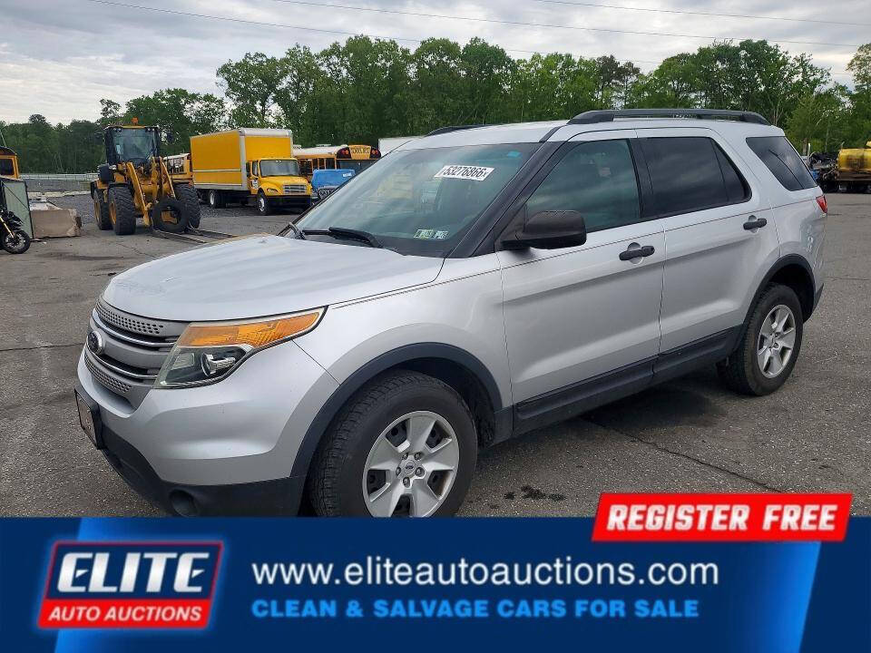 Silver 2013 Ford Explorer Base AWD Base 4dr SUV 1