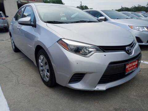 2016 Toyota Corolla for sale at Auto Haus Imports in Grand Prairie TX