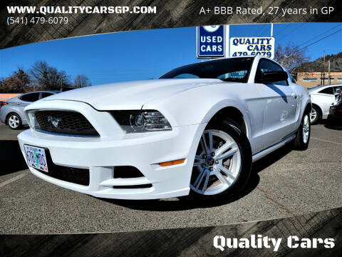 2014 Ford Mustang for sale at Quality Cars in Grants Pass OR