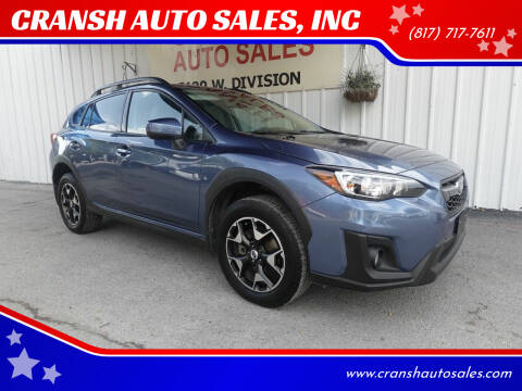 2018 Subaru Crosstrek for sale at CRANSH AUTO SALES, INC in Arlington TX