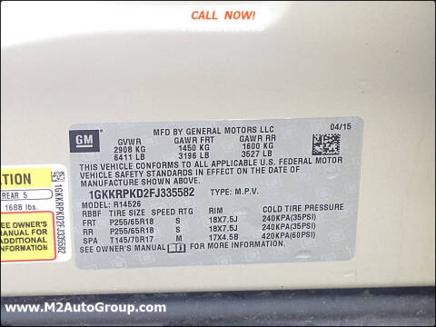 2015 GMC Acadia SLE-2