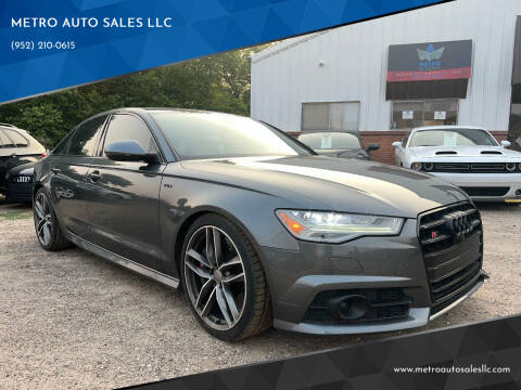 2016 Audi S6 for sale at METRO AUTO SALES LLC in Lino Lakes MN