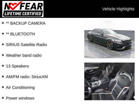 2018 Mercedes-Benz C-Class AMG C 63 S