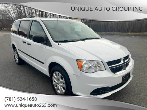 2015 Dodge Grand Caravan for sale at Unique Auto Group Inc in Whitman MA