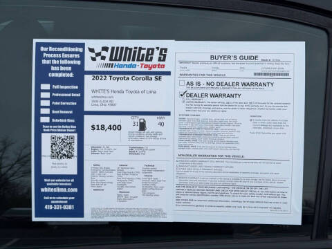 2022 Toyota Corolla SE