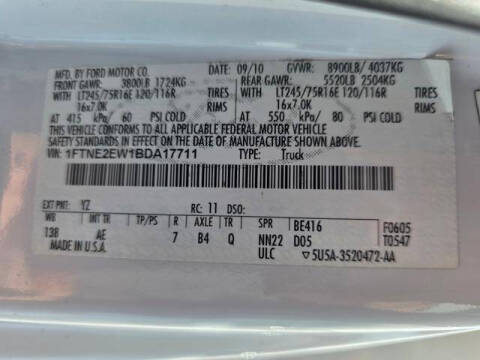 2011 Ford E-Series E-250