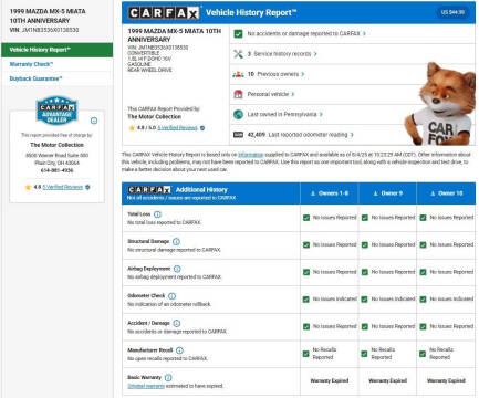 1999 Mazda MX-5 Miata