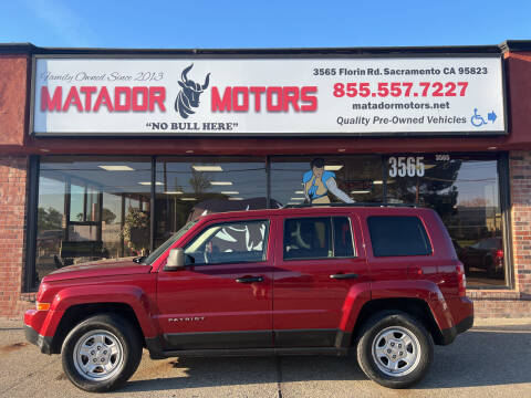 2014 Jeep Patriot for sale at Matador Motors in Sacramento CA
