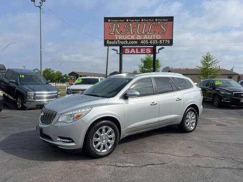 2015 Buick Enclave for sale at RAUL'S TRUCK & AUTO SALES, INC in Oklahoma City OK