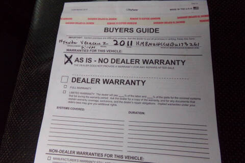 2011 Hyundai Veracruz Limited