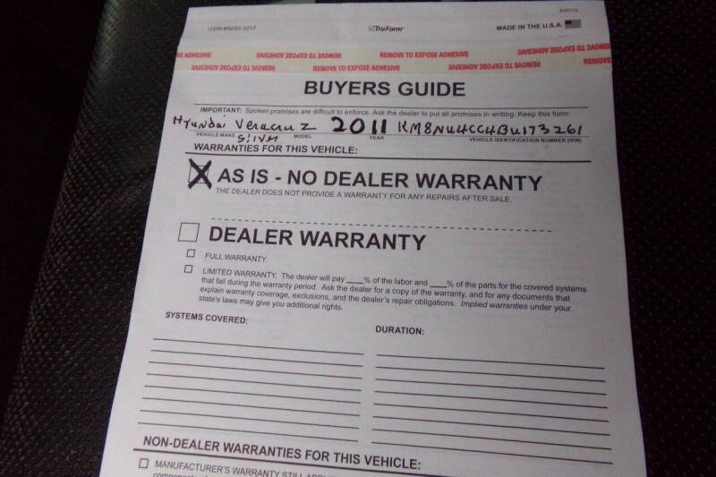 2011 Hyundai Veracruz Limited