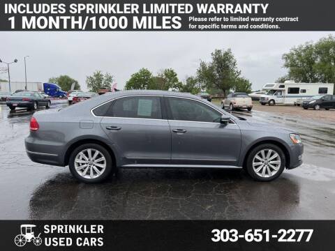 2013 Volkswagen Passat for sale at Sprinkler Used Cars in Longmont CO
