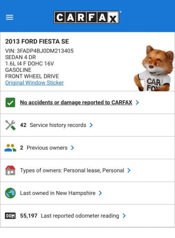 2013 Ford Fiesta SE
